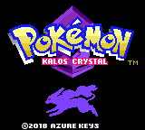 Pokemon Kalos Crystal (Hack) — Title screen